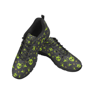 Alien Pattern Print Design 02 Men's Breathable Sneakers ( Model 055)