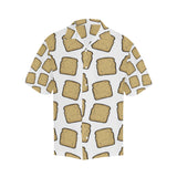 Bread Toast Pattern Print Design 03 Men's All Over Print Hawaiian Shirt (Model T58)