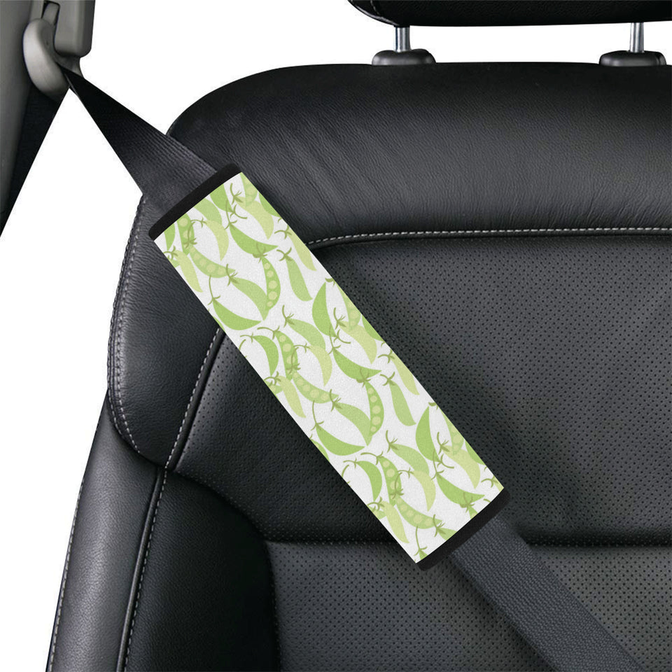 Green Peas Pattern Print Design 03 Car Seat Belt Cover