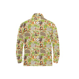 Guinea Pig Pattern Print Design 04 Men's Long Sleeve Polo Shirt