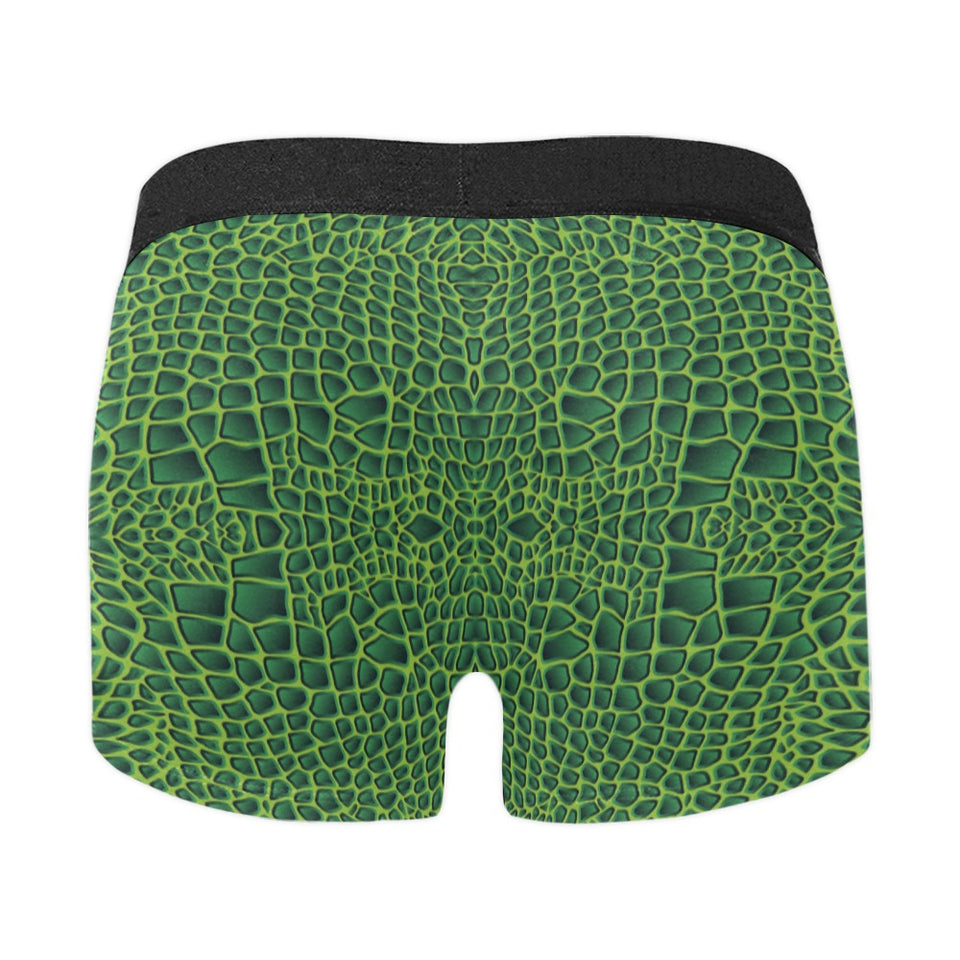 Crocodile Skin Printed Men's All Over Print Boxer Briefs Men's Underwear