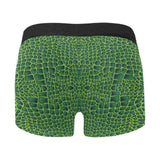 Crocodile Skin Printed Men's All Over Print Boxer Briefs Men's Underwear