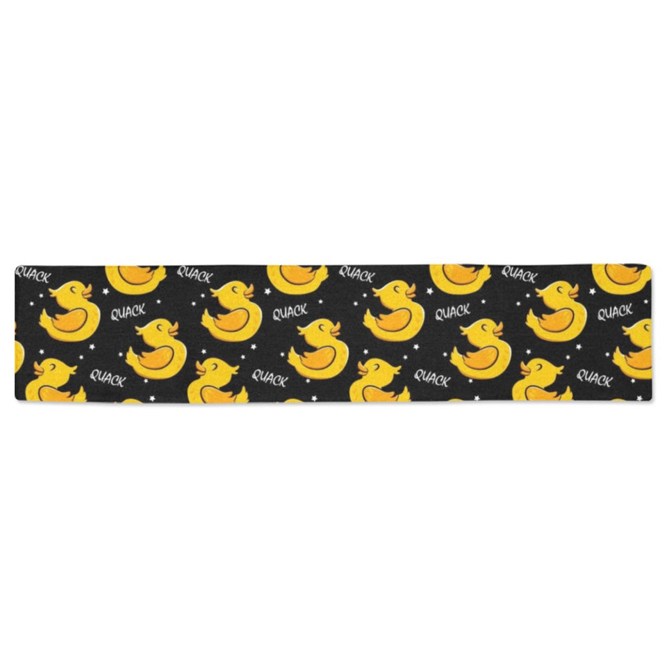 Duck Pattern Print Design 05 Table Runner