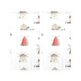 windmill design pattern Gauze Curtain