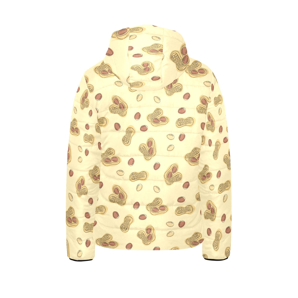 peanuts design pattern Kids' Boys' Girls' Padded Hooded Jacket