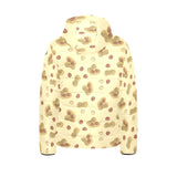 peanuts design pattern Kids' Boys' Girls' Padded Hooded Jacket