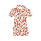 Canada Pattern Print Design 01 Women's All Over Print Polo Shirt
