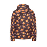 Hamburger Pattern Print Design 05 Kids' Boys' Girls' Padded Hooded Jacket