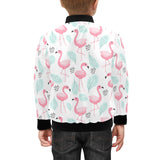 Cute flamingo pattern Kids' Boys' Girls' Bomber Jacket