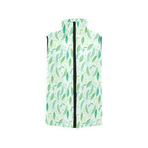Green Peas Pattern Print Design 01 Men's Padded Vest