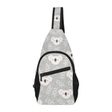 Cute koala leaves pattern All Over Print Chest Bag