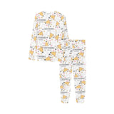 Greyhound Pattern Print Design 03 Kids' Boys' Girls' All Over Print Pajama Set