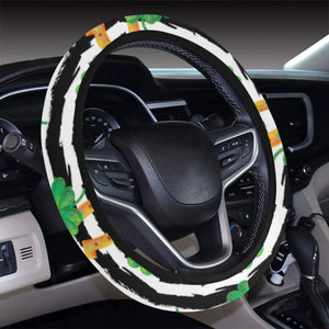 Horseshoes Pattern Print Design 01 Car Steering Wheel Cover