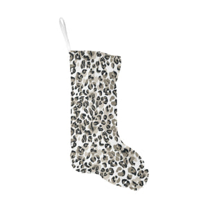 Leopard skin print pattern Christmas Stocking