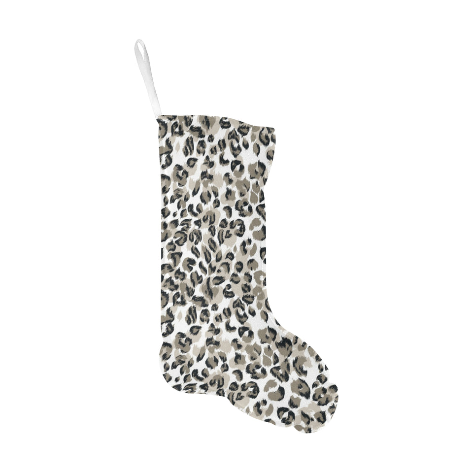 Leopard skin print pattern Christmas Stocking