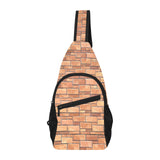 Brick Printed Pattern Print Design 04 All Over Print Chest Bag
