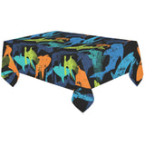 Colorful shark Tablecloth
