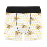 Bee honeycomb seamless design pattern Men's All Over Print Boxer Briefs Men's Underwear