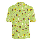 Snail Pattern Print Design 01 Men's All Over Print Polo Shirt