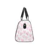 Watercolor pink heart pattern Travel Bag