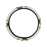 Cute Siberian Husky Car Steering Wheel Cover
