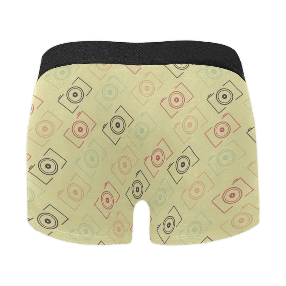 Camera Pattern Print Design 01 Men's All Over Print Boxer Briefs Men's Underwear