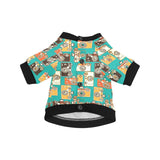 Camera Pattern Print Design 03 All Over Print Pet Dog Round Neck Fuzzy Shirt