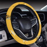 Bee flower pattern Car Steering Wheel Cover