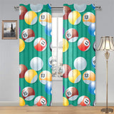 Billiard Ball Pattern Print Design 01 Gauze Curtain