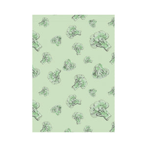 broccoli sketch pattern House Flag Garden Flag