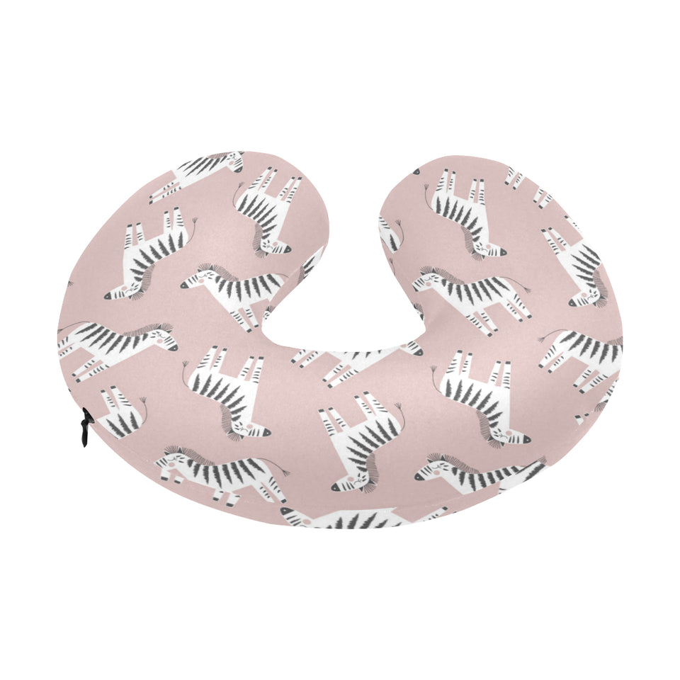 Cute zebra pattern U-Shaped Travel Neck Pillow