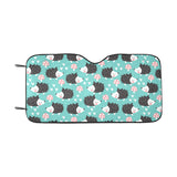 Hedgehog Pattern Print Design 03 Car Sun Shade