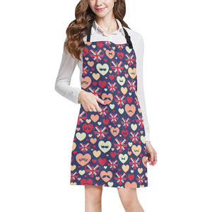 British Pattern Print Design 02 All Over Print Adjustable Apron