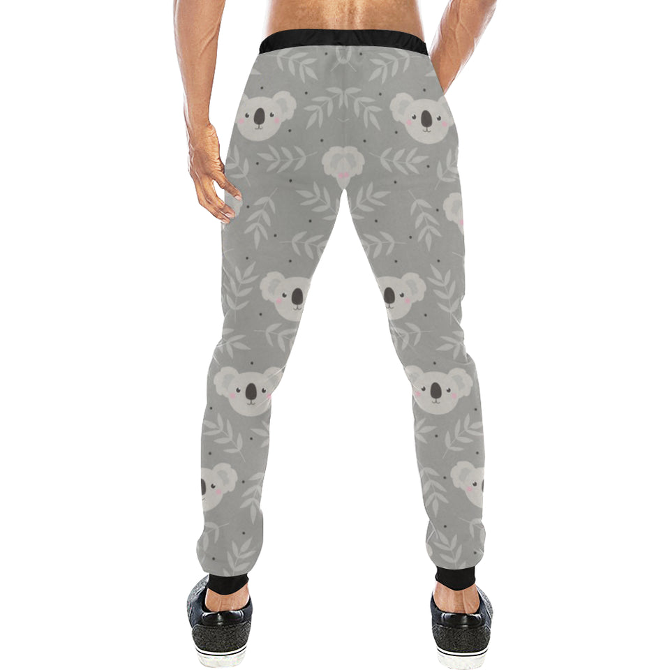 Cute koala leaves pattern Unisex Casual Sweatpants