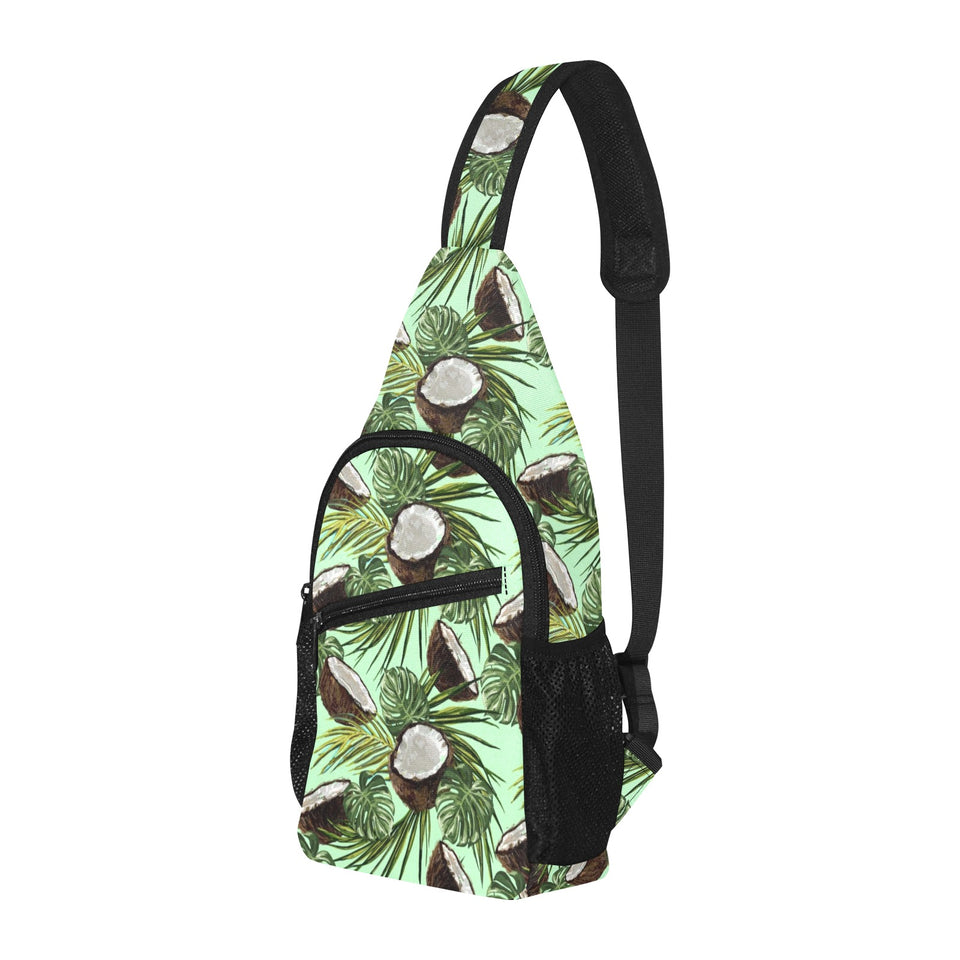 Coconut Pattern Print Design 02 All Over Print Chest Bag