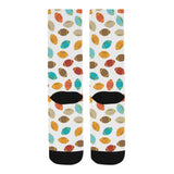 Colorful american football ball pattern Crew Socks