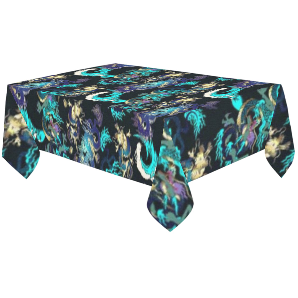 Dragon sea wave pattern Tablecloth
