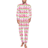 Teddy Bear Pattern Print Design 04 Men's All Over Print Pajama