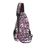 Elephant indian style ornament pattern All Over Print Chest Bag