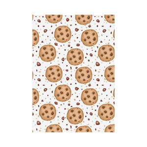 chocolate chip cookie pattern House Flag Garden Flag