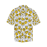 Beer design pattern Men's All Over Print Hawaiian Shirt