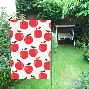 red apples white background House Flag Garden Flag