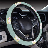 Cute hamster cheese pattern Car Steering Wheel Cover