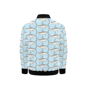 Swordfish Pattern Print Design 01 Kids' Boys' Girls' Bomber Jacket