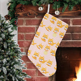 Cute shiba inu dog pattern Christmas Stocking