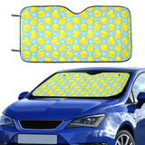 Duck Toy Pattern Print Design 03 Car Sun Shade