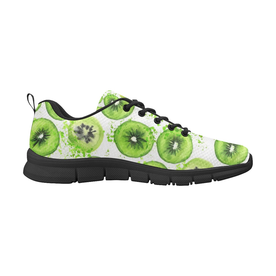 Watercolor kiwi pattern Women's Sneaker Shoes