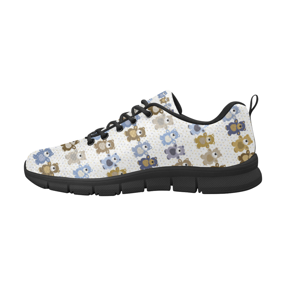 Teddy Bear Pattern Print Design 02 Women's Sneaker Shoes