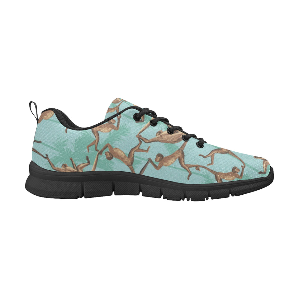 Monkey Palm tree background Men's Sneaker Shoes