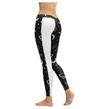 Hand drawn space rocket star planet Women's Legging Fulfilled In US